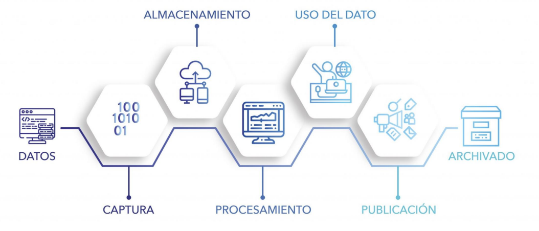 Ciclo de vida del dato.